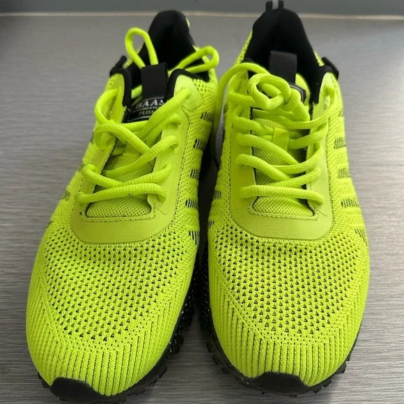 Baasploa Men's Neon Green Running Shoes, Size 9 NWOB - Picture 2 of 13